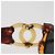 Gafas de sol CHANEL COCO Mark de plástico Marrón Oro CC Auth 181291M Castaño Dorado - vista 10