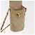 CHANEL Borsa a Spalla Matelassé con Catena in Pelle di Agnello Beige Oro CC Auth 179876A D'oro - vista 19