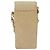 CHANEL Borsa a Spalla Matelassé con Catena in Pelle di Agnello Beige Oro CC Auth 179876A D'oro - vista 2