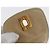 CHANEL Borsa a Spalla Matelassé con Catena in Pelle di Agnello Beige Oro CC Auth 179876A D'oro - vista 20