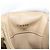 CHANEL Borsa a Spalla Matelassé con Catena in Pelle di Agnello Beige Oro CC Auth 179876A D'oro - vista 21