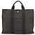 Hermès HERMES Her Line Tote Bag Canvas Grau Silber Auth BA12917 Braun - Ansicht 13