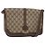 Borsa GUCCI GG Supreme Web Sherry Line PVC Beige Oro 001 104 0551 Auth 178811 D'oro