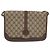 Borsa GUCCI GG Supreme Web Sherry Line PVC Beige Oro 001 104 0551 Auth 178811 D'oro - vista 13