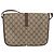 Borsa GUCCI GG Supreme Web Sherry Line PVC Beige Oro 001 104 0551 Auth 178811 D'oro - vista 2