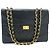 CHANEL Vintage Classic Chain Shoulder Bag Single Flap Quilted Lamb Nero - vista 2