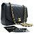 Sac à bandoulière CHANEL Diana Flap Chain en cuir d'agneau matelassé noir