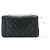 Sac à bandoulière CHANEL Diana Flap Chain en cuir d'agneau matelassé noir - vue 3