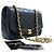 Borsa a tracolla CHANEL Diana Flap Chain in agnello trapuntato nero