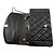 Borsa a tracolla CHANEL Diana Flap Chain in agnello trapuntato nero - vista 11