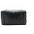 Borsa a tracolla CHANEL Diana Flap Chain in agnello trapuntato nero - vista 3
