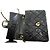 CHANEL Mini Square Small Chain Shoulder Bag Crossbody Black Lamb Nero - vista 11