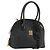 Borsa a Mano MCM Logogram Vicetos PVC 2way Nero Oro Auth 181172 D'oro