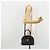Borsa a Mano MCM Logogram Vicetos PVC 2way Nero Oro Auth 181172 D'oro - vista 25