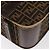 FENDI Zucca Canvas Trunk Black Brown Auth ti3936A Marrone Nero - vista 17