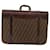 FENDI Zucca Canvas Trunk Black Brown Auth ti3936A Marrone Nero - vista 2