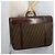 FENDI Zucca Canvas Trunk Black Brown Auth ti3936A Marrone Nero - vista 22