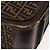 FENDI Zucca Canvas Trunk Black Brown Auth ti3936A Marrone Nero - vista 9