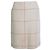 Chanel, falda de tweed beige con líneas rojas