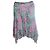 Autre Marque Diane von Furstenberg, falda asimétrica estampada Multicolor