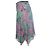 Autre Marque Diane von Furstenberg, falda asimétrica estampada Multicolor - vista 4