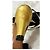Salvatore Ferragamo Sandali con Tacco in Pelle Nera e Oro - vista 8