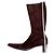 Prada Botas altas de ante marrón Castaño - vista 9