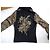 Autre Marque Otto Kern Seidenbluse mit Blumenprint Schwarz Beige - Ansicht 2