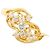 Autre Marque 18K Gelbgold-Ring mit Diamant Golden
