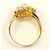Autre Marque 18K Gelbgold-Ring mit Diamant Golden - Ansicht 3