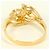 Autre Marque 18K Gelbgold-Ring mit Diamant Golden - Ansicht 4