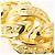 Autre Marque 18K Gelbgold Diamantring Golden - Ansicht 2