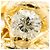 Autre Marque 18K Gelbgold-Ring mit Diamant Golden - Ansicht 2