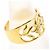 Autre Marque 18K Gelbgold-Ring mit Diamant Golden - Ansicht 3