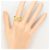 Autre Marque 18K Gelbgold-Ring mit Diamant Golden - Ansicht 7