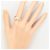 Autre Marque 18K Gelbgold und Platin Diamant Ring Golden - Ansicht 7