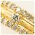 Autre Marque 18K Gelbgold-Ring mit Diamant Golden - Ansicht 2