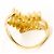 Autre Marque 18K Gelbgold-Ring mit Diamant Golden - Ansicht 4