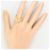 Autre Marque 18K Gelbgold-Ring mit Diamant Golden - Ansicht 7