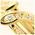 Autre Marque 18K Gelbgold-Ring mit Diamant Golden - Ansicht 2
