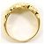Autre Marque 18K Gelbgold-Ring mit Diamant Golden - Ansicht 3