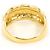 Autre Marque 18K Gelbgold-Ring mit Diamant Golden - Ansicht 4