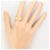 Autre Marque 18K Gelbgold-Ring mit Diamant Golden - Ansicht 7