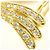 Autre Marque 18K Gelbgold-Ring mit Diamant Golden - Ansicht 2