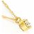 Autre Marque Collana in oro giallo 18K con diamante D'oro - vista 2