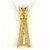Autre Marque Collana in oro giallo 18K con diamante D'oro - vista 3