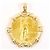 Autre Marque Pendente in oro giallo con diamante D'oro