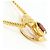 Autre Marque Collana in oro giallo 18K con granato e diamante Rosso D'oro - vista 2
