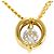 Autre Marque Collana in oro giallo 18K con diamante D'oro
