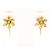 Autre Marque Orecchini a clip in oro giallo 18K e diamanti D'oro